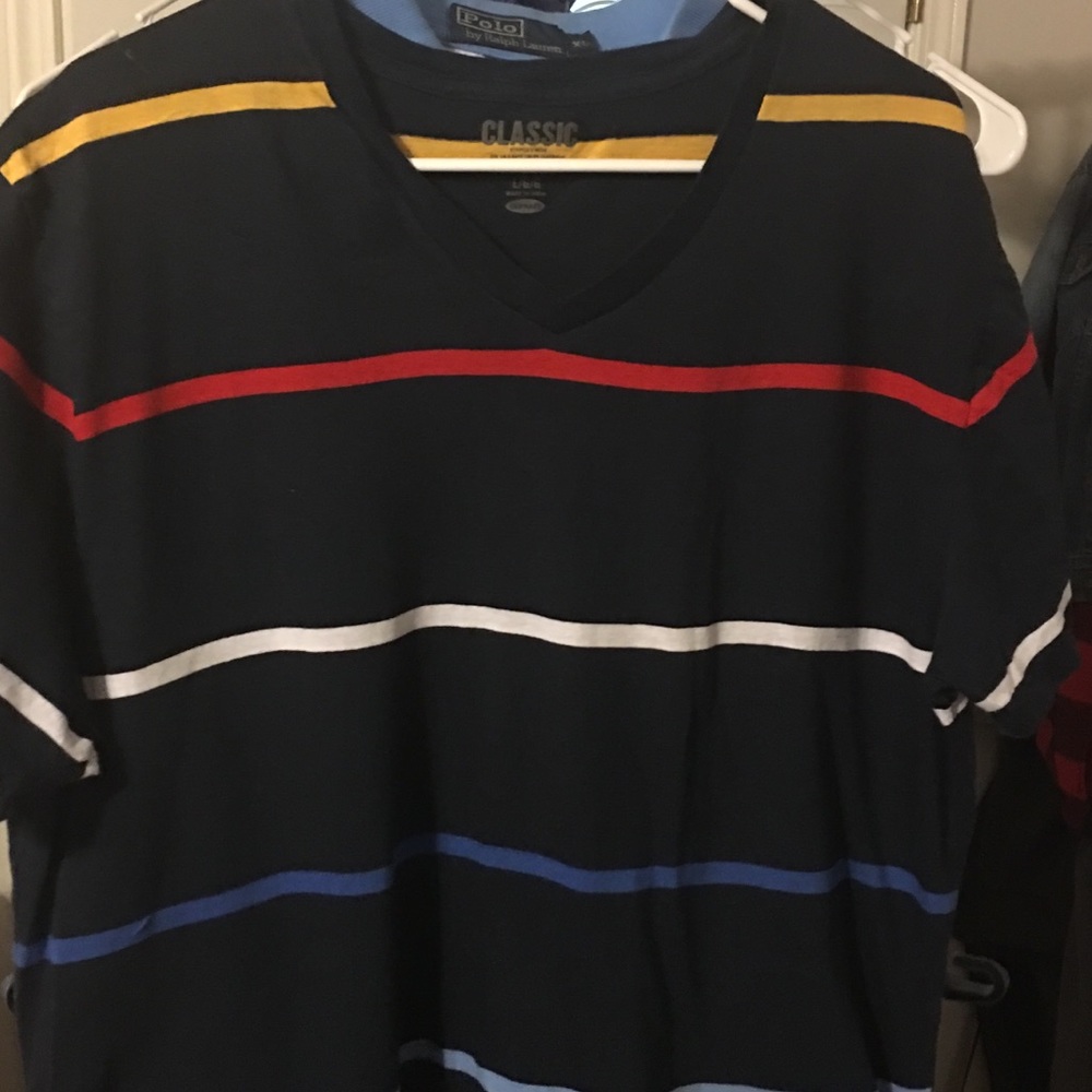 Multi colored striped casual shirt